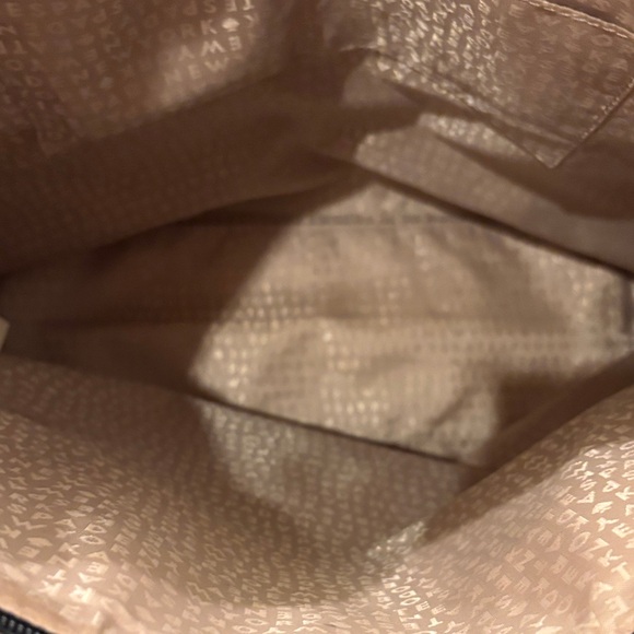 Kate Spade Glossy Black Circle and Spade Pattern Tote - Picture 12 of 16